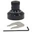 1" Black 10-Turn Potentiometer Dial, Panel Mount