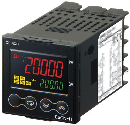 Temperature controller 100. . .240 VAC, E5CN-HR2M-500 AC100-240, Omron
