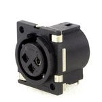 XLR Connector F 3 Pos Solder Thru-Hole 1 Port 10A