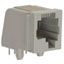 RJ11 Connector, 6 Pos, 1 Port, Right Angle, Thru-Hole, Solder, 150V