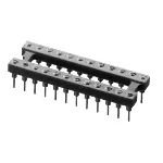 8 Pos DIP Socket, 2.54mm Pitch, Gold Plated, Thru-Hole