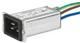 Filtered Power Entry Module, 20A, 250VAC, 3 Pos, 1 Port