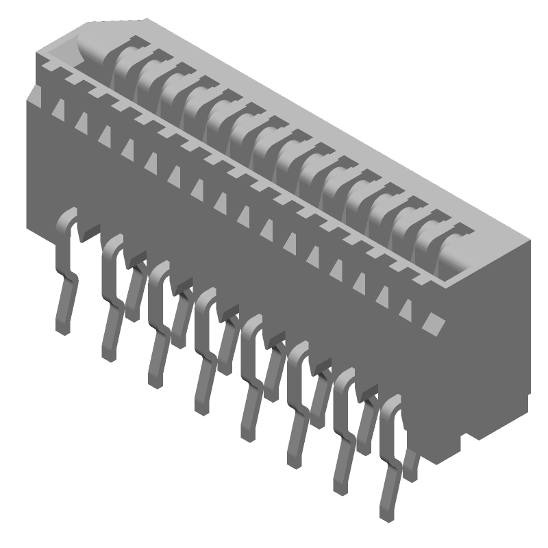 15 Pos Female Header, 2.5mm Pitch, Solder, 200V