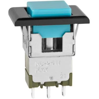 Switch Push Button ON (ON) SPDT Square Button 3A 125VAC Momentary Contact Panel Mount Solder Lug