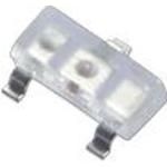 Single Color LED, Super Bright Red, Water Clear, 3mm, ROHS COMPLIANT, SOT-23, SMT, 3 PIN