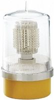 LED 10 Candela Series Beacon, Red, Steady, Surface Mount, 48 V ac/dc