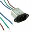 1A 250V 3 Pos Card Edge Connector, Straight, Panel Mount