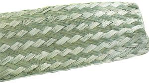 ALPHA WIRE 2171/1 SV005 Sleeving, Tubular Wire, 30.5 m, 100 ft, Braided, 7.14 mm, Tinned Copper, Silver