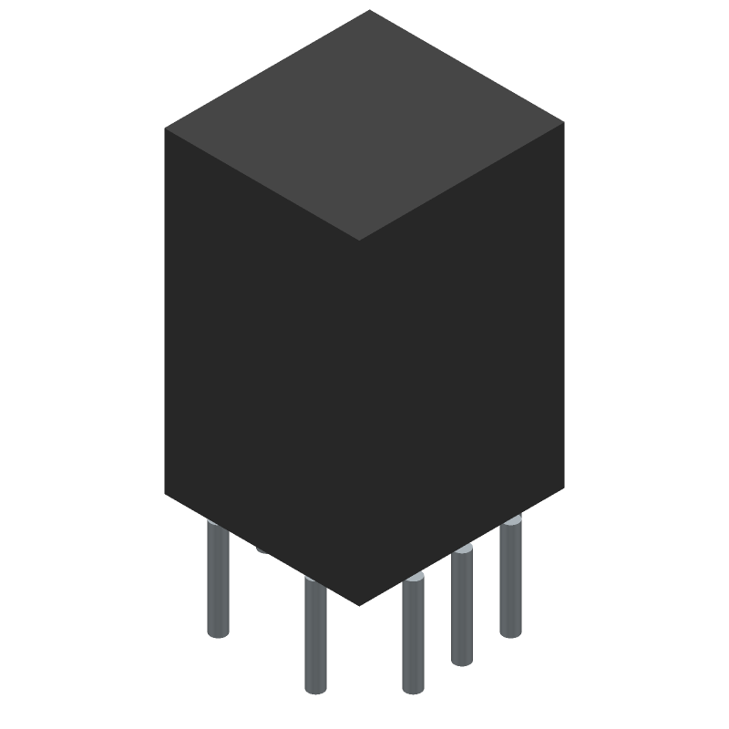 Switch Rotary ON ON ON ON ON SP5T 5 Knob Shaft PC Pins 0.1A 28VAC 28VDC 0.4VA Sub-Miniature