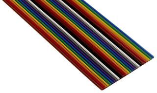 10 Conductor 26AWG Flat Ribbon Cable, 300V, UL