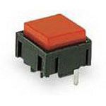 Tactile Switch SPST-NO 50VDC 25mA Black Actuator 135gf
