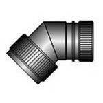 Shrink Boot Adapters 45° 8/8S Shell Size Electroless Nickel Stainless Steel