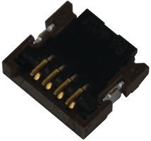 0.5mm FFC/FPC Socket, 4 Pos, SMT, Receptacle, Gold Plated