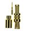 RF MCX Plug, Male, 50R, 6GHz, Crimp, Gold Plated