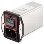 10A 250V C14 Power Entry Module, Fuse, Panel Mount