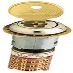 Keylock Switch, DP5T, Latched, 0.25A, Solder Terminal, Panel Mount-threaded, ROHS COMPLIANT