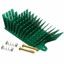 Heat Sink Passive Spread 3.3°C/W Green Anodized