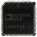 12-Bit 2Ch Synchro/Resolver to Digital IC, Serial, 5V, PLCC