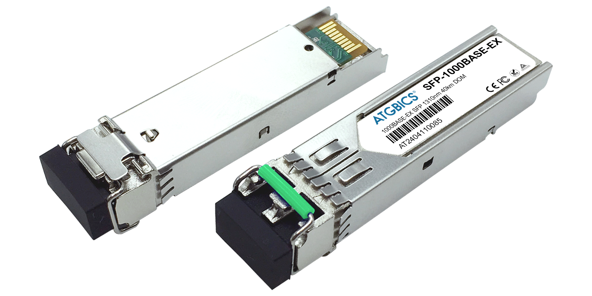 1000Base-EX SFP Transceiver Module 1310nm Single-Mode 40km LC DOM