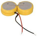 Battery Lithium 2200Mah with 2 Leads Quad Coin Cell 1.9Lx.9
