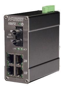 N-TRON         105FX-ST             INDUST. ETHERNET SWITCH 4XTX, 1XFXST