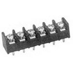 7 Pos Barrier Strip, 8.26mm Pitch, 20A, 150V, RA Solder Thru-Hole