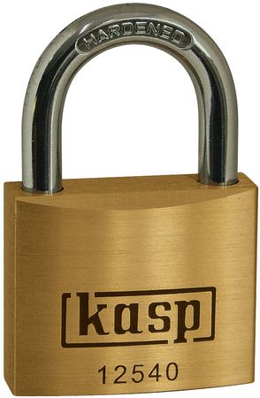 KASP SECURITY         K12540D            PADLOCK, BRASS PREM, 40MM