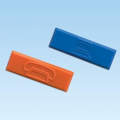 Connector Accessories Snap In Icon With Data Image Plastic White