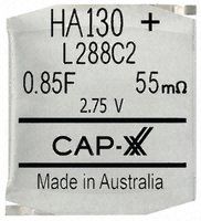 CAP-XX 0.8F Electric Double Layer Capacitor 2.75 V dc 20% tolerance