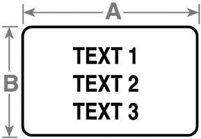 LABEL, IDENTIFICATION, 12.7X6.98MM 750PC