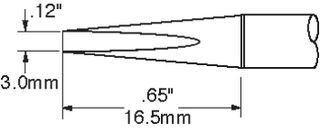 METCAL   PHT-751367   Soldering Iron Tip, 30 Chisel, 3 mm