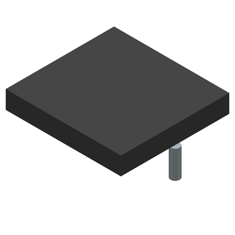 Coin Cell Battery Holder, 1 Cell, 20mm Dia, Through Hole, Bronze