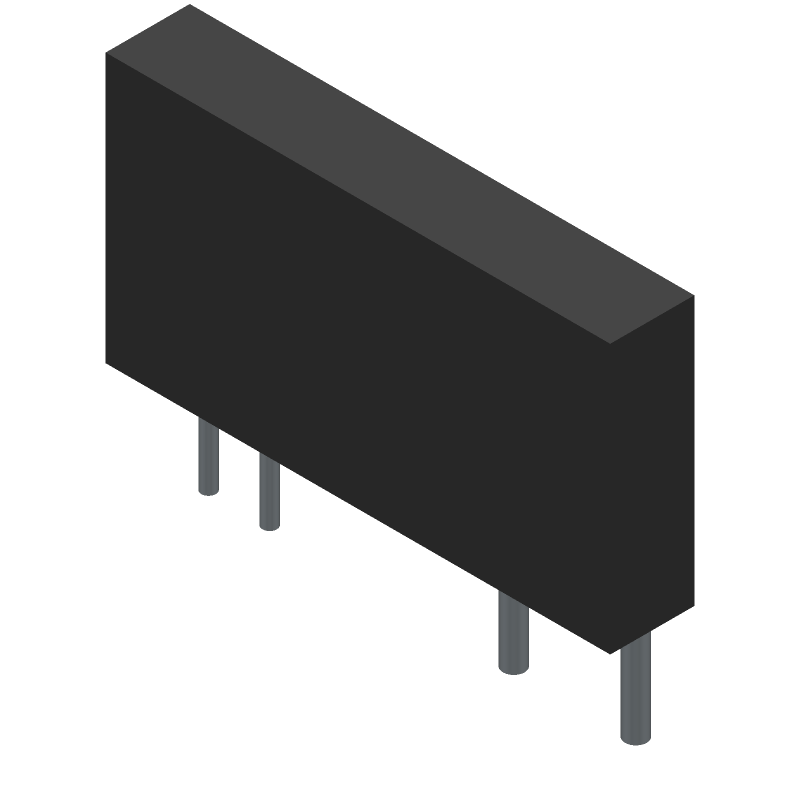 AC/DC SSR 0.5A 320V, 50mA 1.5V DC-IN, 4-Pin SIL