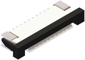 Conn FPC Connector SKT 20 POS 1mm Solder RA SMD T/R