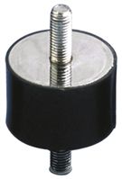 Paulstra 521296 Stud Mount M5 15daN 4mm Male to Male Natural Rubber