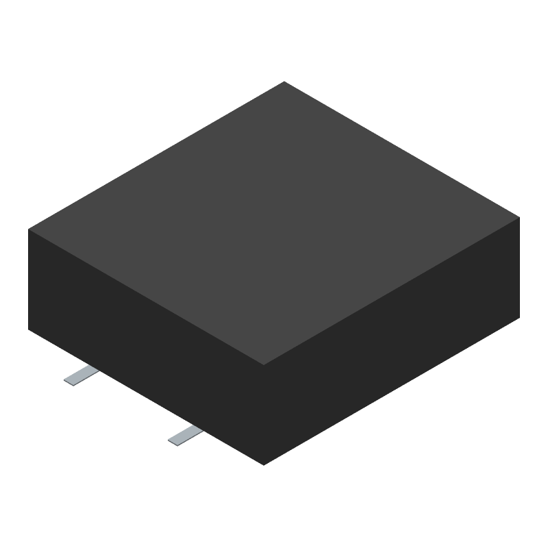 DC-DC Regulated Power Supply Module, 1 Output, 12W, Hybrid, SMD-3