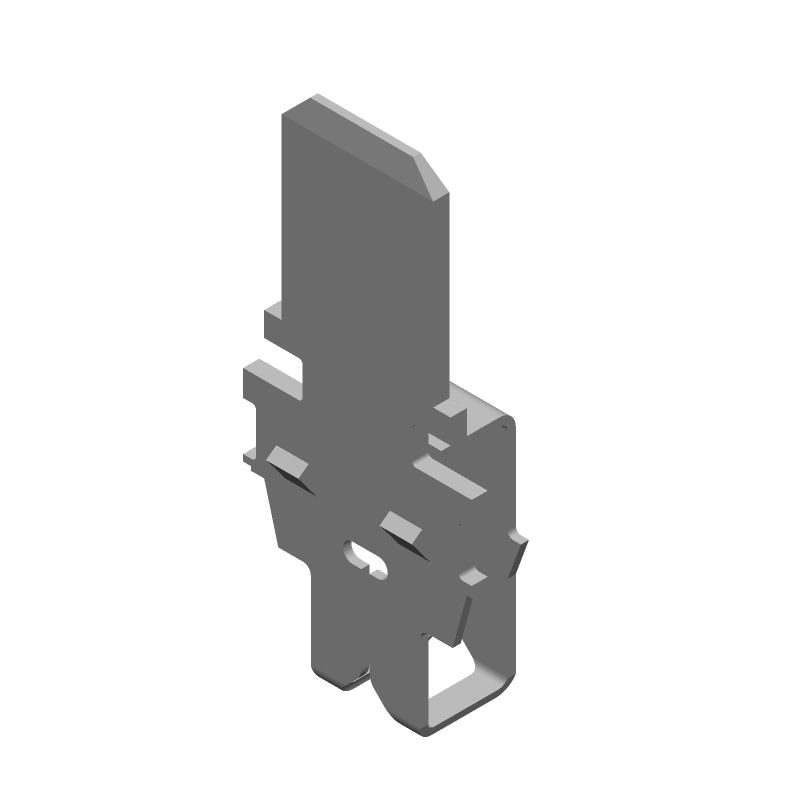 Tab Terminal 31-33AWG Brass M 16mm Tin Reel