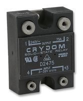 CROUZET AUTOMATION         D2475             SSR, PANEL MOUNT, 280VAC, 32VDC, 75A