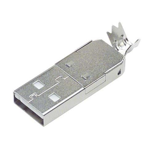 USB Connector, 4 Contact(s), Male, Locking