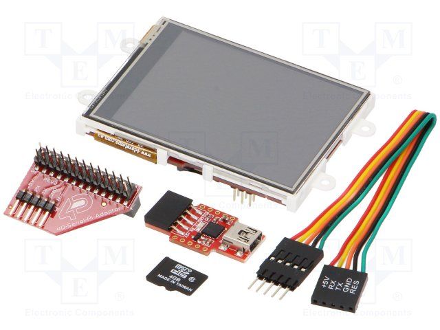 Display Development Tools 2.8 Rsbry Pi St Kit w/2GB SD & Prg Adptr