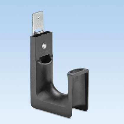 White J Hook For Power Actuated Installation On Walls