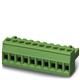 18 Pos 5.08mm Screw RA Terminal Block, 12A, 300V, Green
