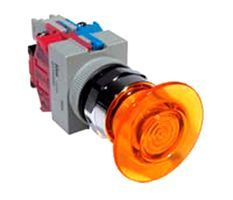 SWITCH, EMERGENCY STOP, 2NC, 600VAC; Contact Configuration:SPST-NC; Switch Operation:Push-Pull; Contact Voltage DC Nom:220V; Contact Voltage AC Nom:600V; Contact Current Max:10A; Pushbutton Actuator Style:Mushroom; IP Rating:IP65 ;RoHS Compliant: Yes