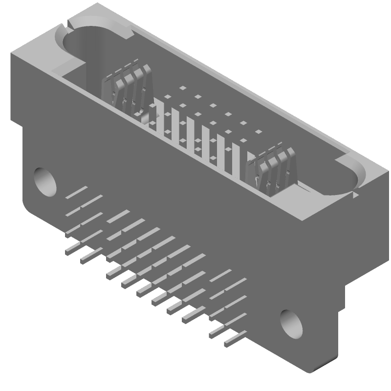 26 Pos 2P/24S Header Receptacle RA 6.35mm Pitch 35A