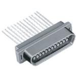 Connector D-Subminiature 1.219m 26AWG Micro D-Subminiature 15 POS SKT Crimp