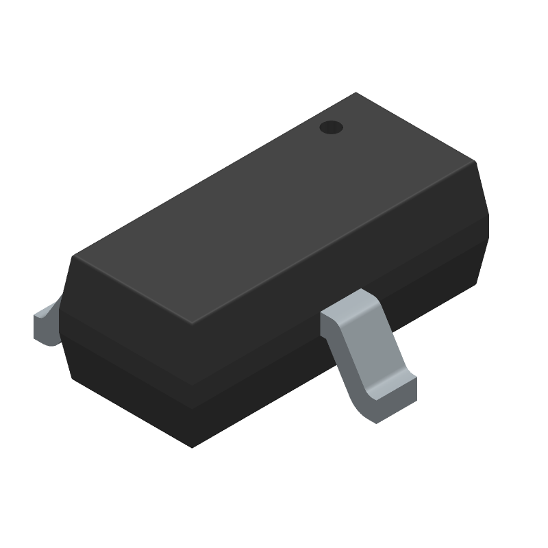 NPN BJT Transistor, 45V VCEO, 800mA Ic, 100MHz, SOT-23, SM
