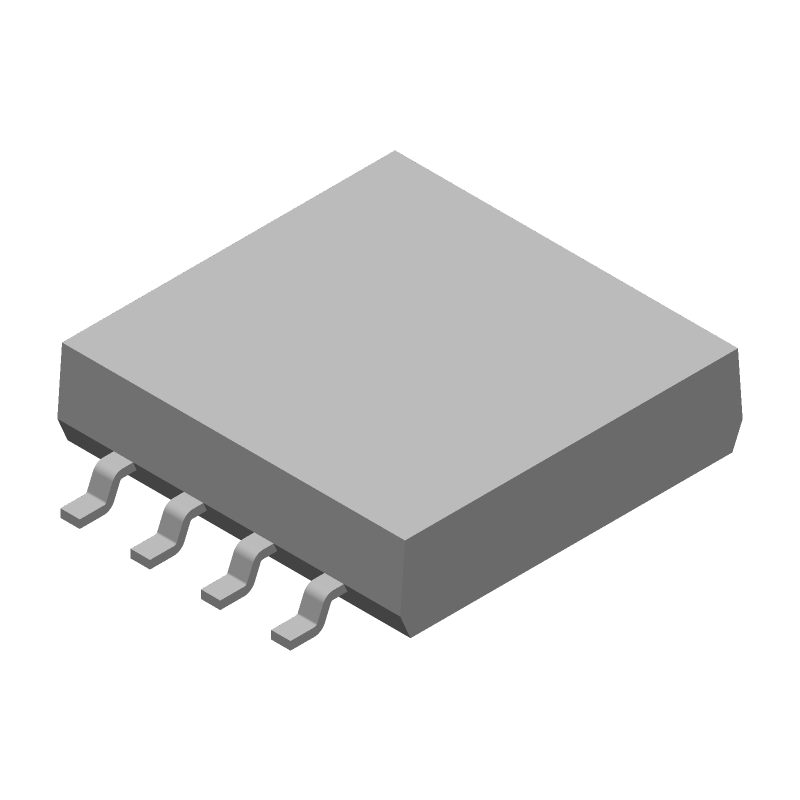 4-Pos Slide DIP Switch, 1.27mm Pitch, 100mA, Gold Contact, Surface Mount