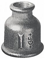 Georg Fischer Malleable Iron Fitting Reducer Socket, 1-1/4 in BSPP Female (Connection 1)