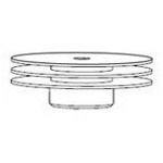 Heat Sink Passive BGA Pin Array Clip Aluminum/Cold-Forged Aluminum Black Anodized