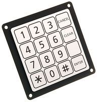 SWITCH, KEYPAD 4X4, 200mA, 50V, ALUMINIUM - More Details